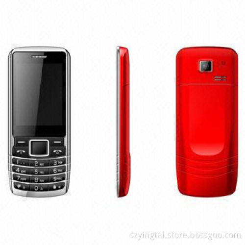 Dual-Sim Mobile Phones Super Slim 2.4-inch with 32 + 16MB System Memory, 118 x 50 x 9.9mm Dimension